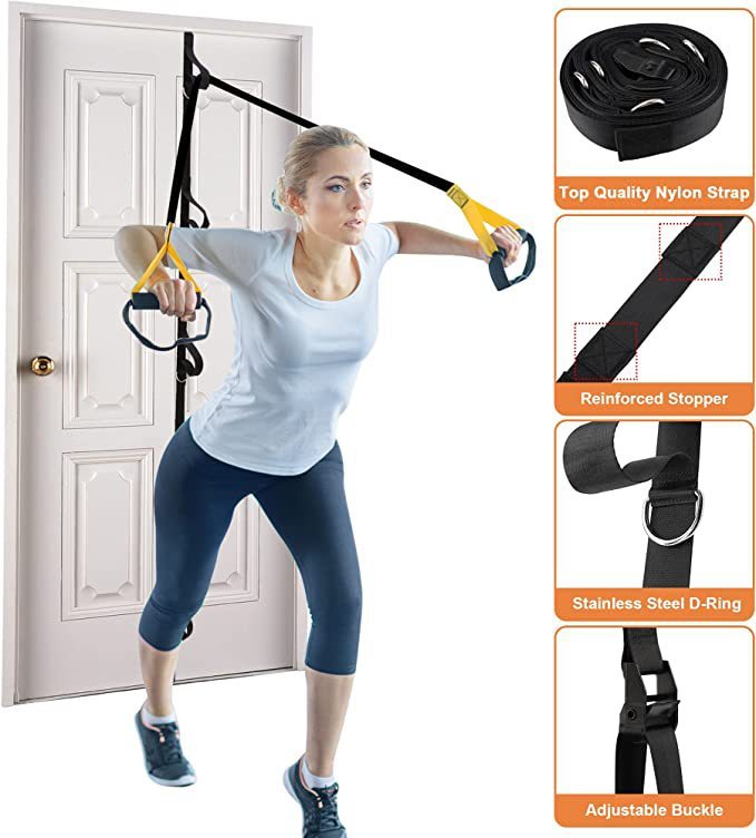 Resistance Band Fitness Pull Rope Suspension Training With A Puller